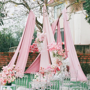 Nuevo Fondo <span class=keywords><strong>de</strong></span> Escenario para Bodas <span class=keywords><strong>de</strong></span> Tela Elástica <span class=keywords><strong>de</strong></span> Seda <span class=keywords><strong>de</strong></span> Leche <span class=keywords><strong>de</strong></span> Doble Cara, Decoraciones para Techos, Decoraciones para Fiestas - Product Image 4