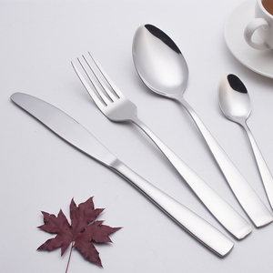 OEM Cheap Price Spoon Fork Knife Stainless Steel <strong>Cutlery</strong> 24pcs <strong>Reusable</strong> Flatware <strong>Set</strong> - Product Image 3