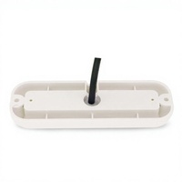 Lampe marine LED rectangulaire LanVol 7W RGB IP68, remplie de résine, en polycarbonate, pour bateau, yacht, coque et piscine