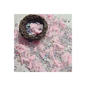 Vente en gros de bonbons sucrés en argile polymère de couleur rose pastel pour boules à neige, remplissages de slime - Product Image 5