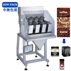 Balance <span class=keywords><strong>de</strong></span> pesage semi-automatique pour <span class=keywords><strong>grains</strong></span>, machine <span class=keywords><strong>de</strong></span> remplissage <span class=keywords><strong>de</strong></span> café à 4 têtes linéaires pour l'emballage en sachet debout - Product Image 3