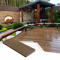 Vente flash : terrasse en composite plastique WPC imperméable et antidérapante à texture bois pour extérieur, idéale pour le jardin