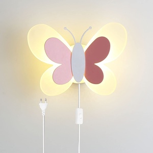 Factory Hot Sale Modern Form Cartoon Kids <strong>Wall</strong> Lamp Acrylic and Iron <strong>LED</strong> <strong>Dimmable</strong> Bedroom Bedside <strong>Wall</strong> <strong>Light</strong> - Product Image 1