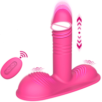 Vibromasseur triple vibration avec plaque de massage, jouet sexuel en silicone enveloppant pour femmes