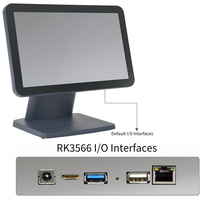Système de point de vente (PDV) Android à écran tactile unique de 15,6 pouces JSJ66, meilleur prix, SDK gratuit, résolution 1920x1080, caisse enregistreuse.