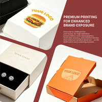 Boîte cadeau carrée personnalisée biodégradable et résistante à la graisse pour cupcakes, avec insert en mousse EVA et séparateur, pour pâtisserie à emporter