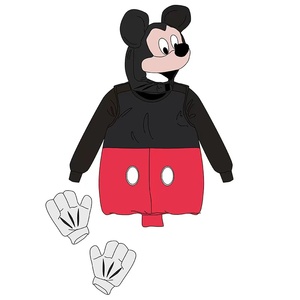 Costume de cosplay <span class=keywords><strong>Mickey</strong></span> Mouse pour filles, enfants, costumes de fête d'Halloween, <span class=keywords><strong>combinaison</strong></span>, vêtements de photographie pour enfants - Product Image 2