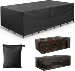 민들레 방수 옥외 안뜰 가구 고정되는 덮개, 108L x 82W x 27.9H 비, 눈, 먼지를 위한 옥외 테이블 그리고 의자 덮개