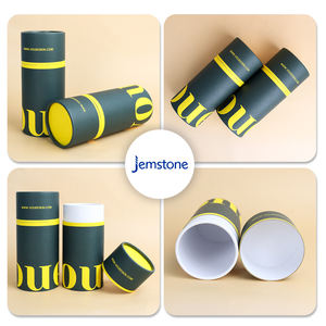 Emballage en tube kraft pour thé aux herbes et café, design personnalisé, écologique, tube en carton pour vêtements, boîte en tube de papier - Product Image 6