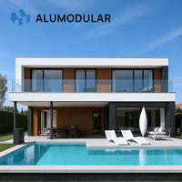 Villa Modular Prefabricada de Aluminio para Turismo, Alojamiento de Lujo, Diseño Personalizado Llave en Mano