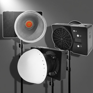 Luce LED Professionale RGB 100W Continua Portatile in Metallo per Fotografia e Video con Temperatura di Colore Regolabile per Trucco e <span class=keywords><strong>YouTube</strong></span> - Product Image 1