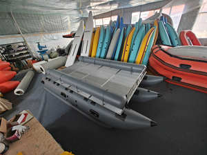 Barco de <span class=keywords><strong>pesca</strong></span> inflable Beileji de 15 pies, gran oferta, barco flotante neumático de tres inflables - Product Image 6