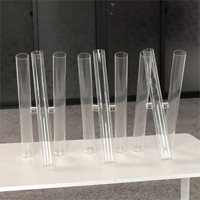 3 Verre Conjoint Tube à Essai Vase à Fleurs Centre de Table Cylindre Support à Fleurs Vase Décoration de Mariage Centres de Table