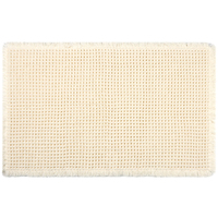 Tapis de bain gaufrés Tapis de bain antidérapants super absorbants avec glands pour salle de bain