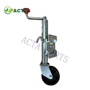 Nouvelle cric hydraulique robuste en acier de 60 mm pour remorque, avec <span class=keywords><strong>roue</strong></span> <span class=keywords><strong>jockey</strong></span> supérieure et latérale, capacité de levage de 1200 à 2000 lb, pour semi-remorque ACTA - Product Image 4