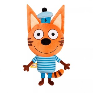 Personaje de dibujos animados de Happycats, juguete de <span class=keywords><strong>peluche</strong></span> supersuave de algodón PP relleno de galleta gato mascota Peluches - Product Image 1