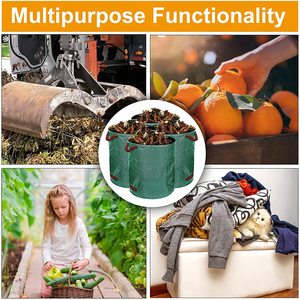 Hot New-Pack Chuyên Nghiệp Mạnh Mẽ 272L PP Dệt Nhiệm Vụ Nặng Nề Công Suất Lớn Phong Cách Hiện Đại Lá Chất Thải Túi Cho Lá Bộ Sưu Tập - Product Image 2