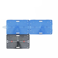 Chariot à roulettes en plastique Uni-Silent, capacité 250 lb, à quatre roues, chariot à plateau plat, chariot robuste pour le déplacement de meubles, OEM PLA100Y-DL