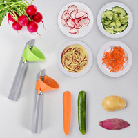 2025 Hete 3-In-1 Multifunctionele Roestvrijstalen Keukengadgets Roterende Dunschiller Fruitsalade Shredder Voor Groenten En Fruit