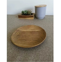 Plateau à collation en noyer noir de haute qualité, plat alimentaire durable pour la maison, taille et logo personnalisés, assiette en bois, plateau à fruits en bois