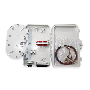 Caja de Distribución de Fibra Óptica para Exteriores, Mini, 6 Núcleos, IP65 Impermeable, Terminal de Cable FTTH, Adaptador SC/LC, Montaje en Pared - Product Image 4