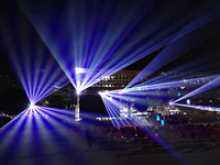Cool Laser Lights Animation RGB Faisceau Extérieur DJ Laser Light Show Projecteur