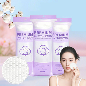 Personnalisation professionnelle spécial cosmétique coton circulaire épais gaufrette trois couches tampons démaquillants ne laissent pas tomber la laine - Product Image 1