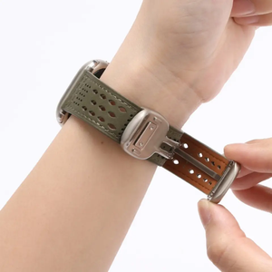 <span class=keywords><strong>Bracelet</strong></span> de montre en <span class=keywords><strong>cuir</strong></span> best-seller avec boucle magnétique pliable, <span class=keywords><strong>bracelet</strong></span> de montre en <span class=keywords><strong>cuir</strong></span> respirant de haute qualité 18/20/22 mm personnalisable - Product Image 6