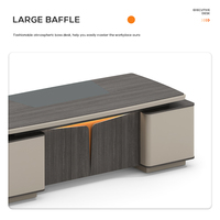 Mobili da ufficio in legno tavolo da ufficio Modern Manager Director Ceo Executive scrivania da ufficio