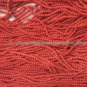 Cuentas de piedra de coral de 1,6mm a 3 mm Producto elegante y duradero - Product Image 1