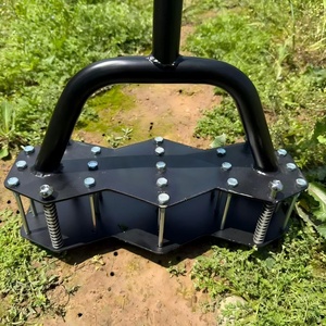 Outil d'aération de pelouse manuel, motoculteur de sol, oxygénateur de verger, aérateur de jardin à économie d'effort, noir/jaune - Product Image 2