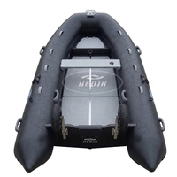 Bateau pneumatique Hedia Rib noir 6 mètres 590 B
