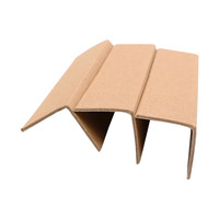 Protection d'angle en papier écologique imperméable pour meubles, avec boucle en forme de fleur de prunier, pour emballage et protection contre les chocs