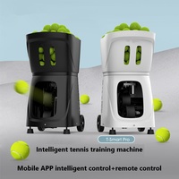 Machine Professionnelle de Balle de Tennis Machine Intelligente de Service de Balle de Padel Entraîneur Automatique de Padel Vitesse et Effet Réglables Machine de Balle de Padel avec APP