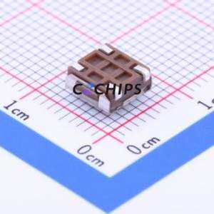 1TS018AW-3600-3500-CT Tactile Switch SMD,6.1x6.5mm Switch Single Pole Single Throw Round Button 3.6N Vertical Mount - Product Image 2