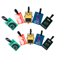 Etiqueta de Equipaje Personalizada de Goma, Silicona o PVC, con Logotipo y Nombre Personalizados, para Bolsas de Viaje