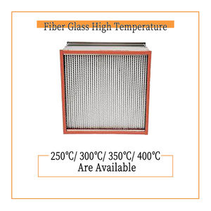Purificateur d'air à filtre HEPA H14 haute température, nouveau, prix de gros, avec panneau en fibre synthétique et filtre en boîte - Product Image 2