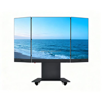 TV LED 108 Inci COB All-in-One Otomatis Lipat Naik-Turun, Papan Digital Pintar untuk Signage Luar Ruangan, Lift, Kereta Bawah Tanah, Toko Ritel