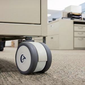 2 Zoll 2,5 Zoll 3 Zoll Einzel-/Doppelrollen-Lagerregal Rollender Aufbewahrungsschrank mit Rollen für Mobile Aufbewahrungsschränke - Product Image 1