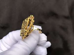 사용자 정의 만화 반지 롤리 하트 프레임 캐릭터 우아한 반지 보석 보석 선물 스테인레스 스틸 골드 반지 - Product Image 4