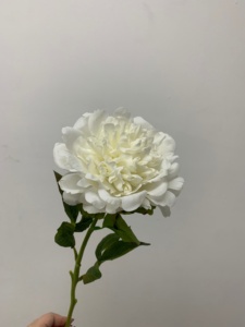 <span class=keywords><strong>Fiori</strong></span> Artificiali di Peonia Bianca di Alta Qualità, Grandi Peonie Realistiche per Bouquet Floreali, Decorazioni per Casa, Matrimoni e Tavoli - Product Image 1