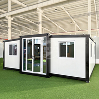 Maison préfabriquée mobile et portable de 20 pieds certifiée CE, mini-maison modulaire en conteneur, maison en conteneur détachable, chambre à coucher