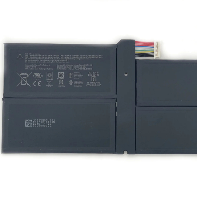 7.58v 6444mah 48.87wh G3hta074h G3hta073h Dynh03 Battery Replacement for Microsoft Surface Pro 7+ 1960 A3hta025h Battery