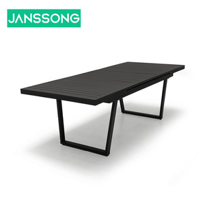 Garden Furniture Outdoor <b>Dining</b> <b>Table</b> and Chairs <b>Table</b> and Chair Set Patio Aluminum Frame Wooden Hotel High-end Cafe Restaurant - Product Image 6
