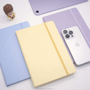 Biểu tượng tùy chỉnh A5 Macaron máy tính xách tay 100 sheets phong cách đơn giản kinh doanh sinh viên Nhật ký da Bìa văn phòng notepad bán buôn - Product Image 6