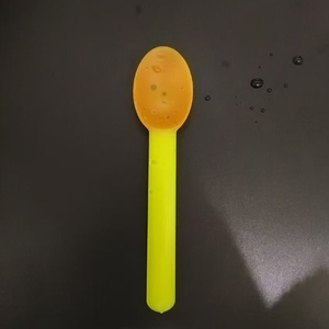Couverts à soupe personnalisés <span class=keywords><strong>cuillère</strong></span> en plastique <span class=keywords><strong>magique</strong></span> recyclé coloré réutilisable avec logo changeant de couleur - Product Image 6