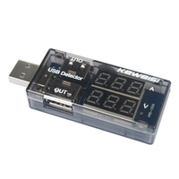 Probador de corriente y voltaje USB Keweisi, medidor de voltaje y corriente USB, analizador de cargadores USB, probador de baterías móviles, detector de energía.