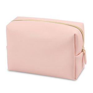 Bolsa de Maquillaje Ecológica de Poliéster Gris o de Color Personalizado con Cierre Grande para Mujer, para Brochas - Product Image 3