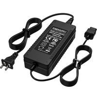Chargeur de remplacement 53,5 V 2 A pour trottinette électrique, adaptateur secteur, accessoires de vélo électrique KQI23 KQi2 KQi1