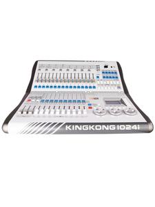 Kingkong DJS 1024I-Channel DMX512 White Metal Gaming Lighting Control Console <b>Fog</b> <b>Machine</b> Adjustment Functions 30x60x7cm - Product Image 3